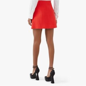 *NWT* Theory Vibrant Red A-Line Skirt